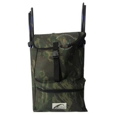 Imagem de Mochila Pescador Para Pesca E Camping C/bolso Porta Varas - C.MARITIMA