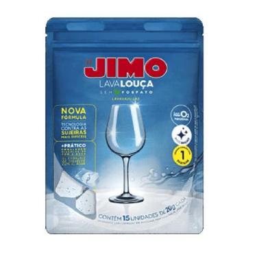Imagem de KIT 2 JIMO LAVA-LOUÇAS PASTILHA 20g HIDROSSOLUVEL COM 15 UNIDADES PRO 