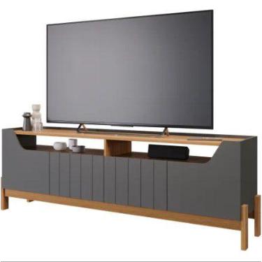 Imagem de Rack Para Tv 70 Polegadas Mdf Moema 4 Portas Permóbili - Permobili , G