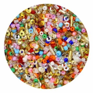 Imagem de Mix canutilhos e miçangas para encapsulamento - MIX DA JO