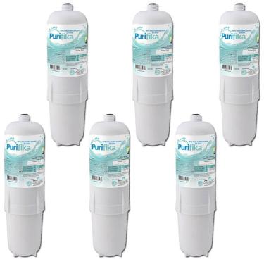 Imagem de Kit 6 Refil Filtro Purificador Água Compatível Soft Everest