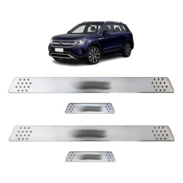 Imagem de Soleira para Porta Lateral Tuning Esportiva para carros 4 Portas (ABS)