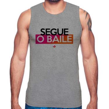 Imagem de Regata Segue o baile - Foca na Moda, Cinza, GG