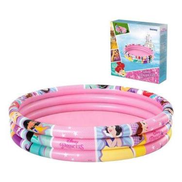 Imagem de Piscina Inflável Infantil Redonda Princesas 140l Bestway Nfe