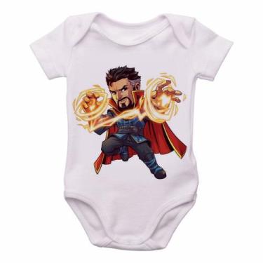 Imagem de body nenê criança roupa bebê Dr Estranho  - Empório Dutra, M   ( 2-4 M