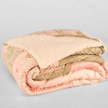 Imagem de Cobertor Casal King Top Line 1 Peça  Manta Sherpa 180 Fios Loire - Vil