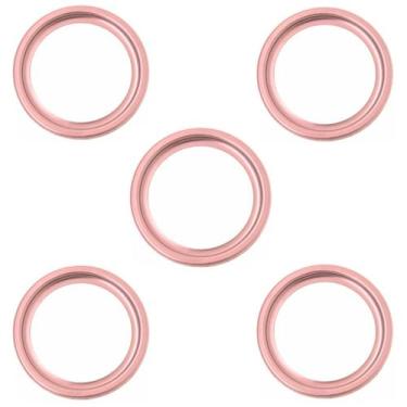 Imagem de Kit C/5 Porta Grelha Ralo Redondo 15x15 Suporte Inox Rose - Montelar A