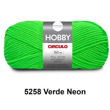 Imagem de Lã Fio Hobby Círculo 100g 160m Novelo - Tricô e Crochê, 5258 - Verde N