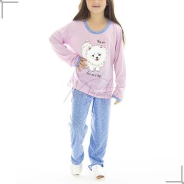 Imagem de Pijama Minnie Inverno Infantil Longo Feminino Inverno Fechado - Prime 