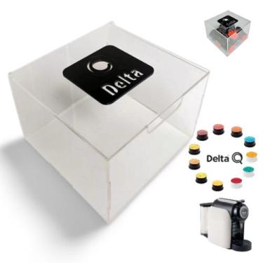 Imagem de Caixa Acrílica Organizador De Cápsulas de Café Delta Q - Super 3D