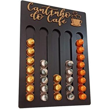 Imagem de Porta Cápsulas Nespresso - Preto - Cantinho do Café - Facris