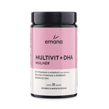 Imagem de Emana Suplemento Vitamínico Multivit + DHA Mulher - 30 Cápsulas