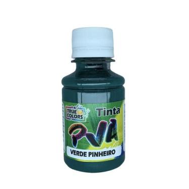 Imagem de Tinta Pva Fosco Cores Escuras 100ml True Colors, VERDE PINHEIRO