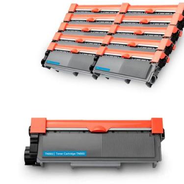 Imagem de Kit Com 10x Toner Compatível Com TN660 TN2340 TN2360 TN2370 - Premium,