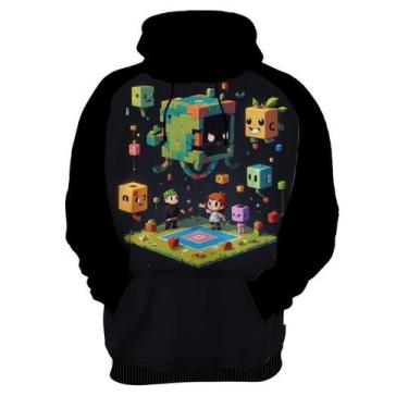 Imagem de Moletom Casaco Blusa Jogo Quadrado de Blocos Mineração 1 - Enjoy Shop,