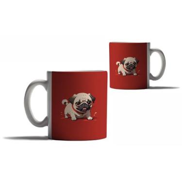 Imagem de Caneca Personalizada Presente Cachorros Raças Pug Fofo Amor - Enjoy Sh