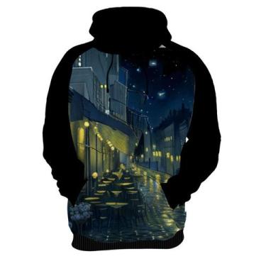 Imagem de Moletom Casaco Van Gogh Releitura Café no Terraço à Noite 1 - Enjoy Sh