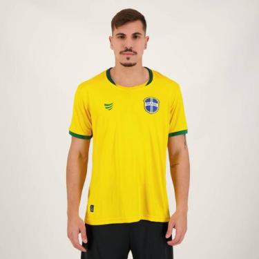 Imagem de Camisa Super Bolla Copa Ouro Brasil Amarela, G