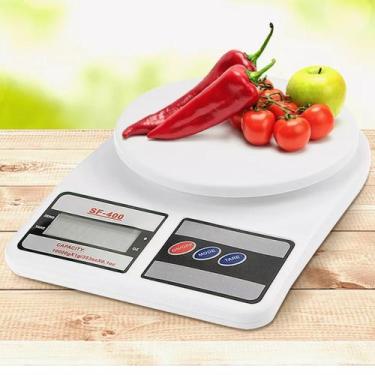Imagem de Balança de Cozinha Display Digital Medidas Prática 10Kg - Aton