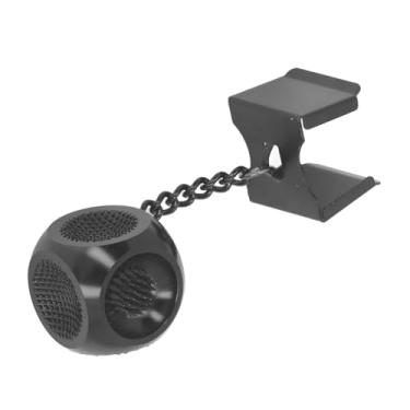 Imagem de Suporte de Caixa de Giz de Bilhar de Liga de Alumínio, Acessório de Ferramenta de Sinuca 2 Em 1, Essencial para Transporte de Sinuca (Preto)