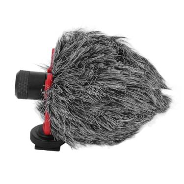 Imagem de Microfone de Vídeo, Gravação de Redução de Ruído do Condensador de Liga de Alumínio de Interface de 3,5 Mm para Telefone