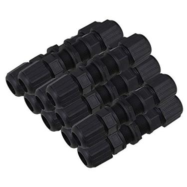 Imagem de CNBTR Conector externo M20 Ethernet impermeável LAN RJ-45 IP67 8 núcleos para cabo duplo M1 conjunto de 10