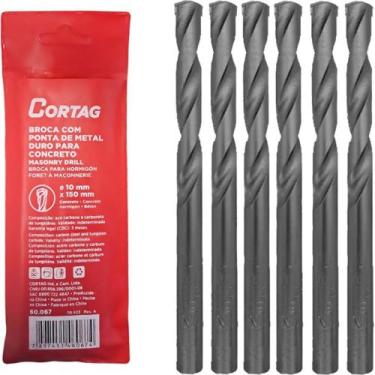 Imagem de Broca Widea Cortag 10Mm X 150Mm - 60067 - Kit C/5 Pecas