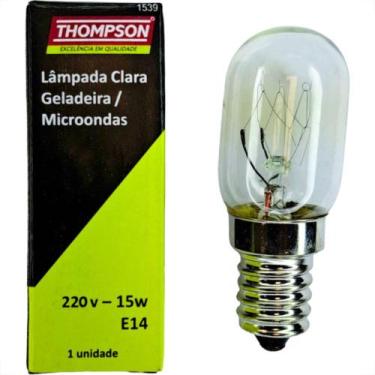Imagem de Lampada Para Geladeira/Fogao/Lustre Thompson 15Wx220V. Clara E-14 - Ki