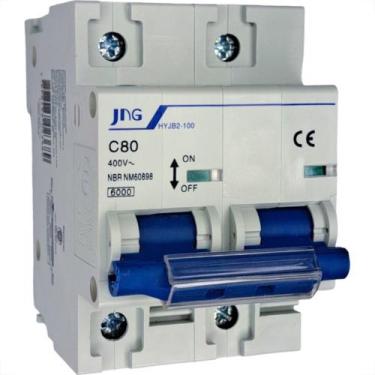 Imagem de Disjuntor Jng ''Din'' Bipolar 12096 - 80A. C