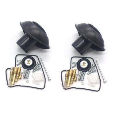 Imagem de Conjunto de 2 peças para STEED 600 SHADOW VLX600 VLX 600 VT600 C Kit de reparo de válvula de diafragma conjunto de peças de reconstrução