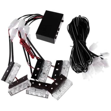 Imagem de JOGO LED STROBO 6X3 12V LARANJA ALERTA EMERGENCIA