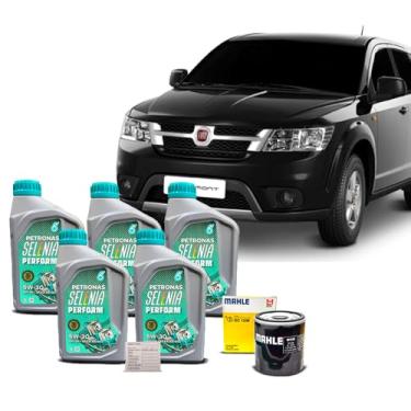 Imagem de Kit Troca de Oleo Petronas Selenia 5W-30 e Filtro Freemont 2.4 16v 2011 a 2016