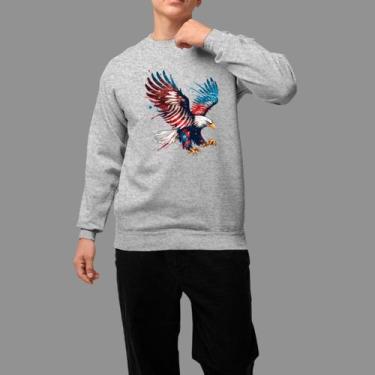 Imagem de Moletom Gola Careca Country Casual Moda Country Inverno Blusa De Frio 