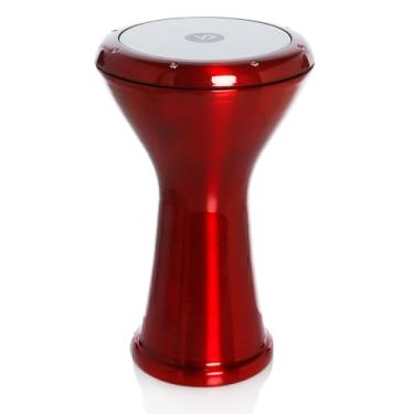 Imagem de VD® Darbuka/Doumbek Alumínio Fundido - Pontas de Afinação e Cabeça Rmvble (21,5 cm) (Vermelho Voluptuoso)