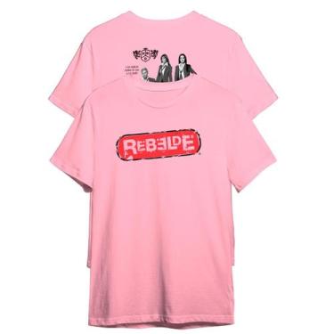 Imagem de Camiseta Basica Rbd Y Soy Rebelde Frente E Costas Unissex - Abstract G