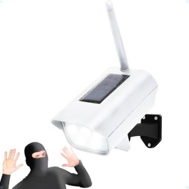 Imagem de Refletor Com Sensor De Presença Camera Falsa Espanta Ladrão - Hxt