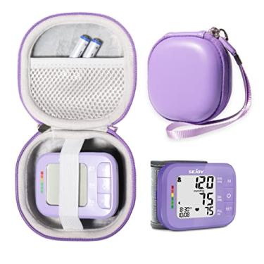 Imagem de CaseSack Capa para monitor automático de pressão arterial Sejoy, manguito de pressão arterial (Roxo)