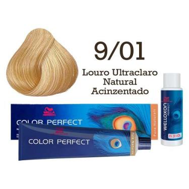 Imagem de Coloração Color Perfect 9.01 Louro Ultraclaro Natural Acinzentado Oxid