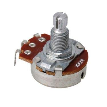 Imagem de Potenciometro b250k alpha base grande eixo longo guitarra