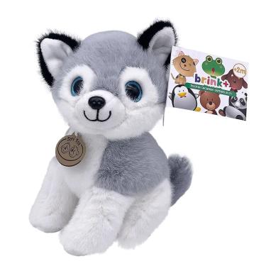 Imagem de Pelúcia Cachorro Sentada 20cm Husky - brink+