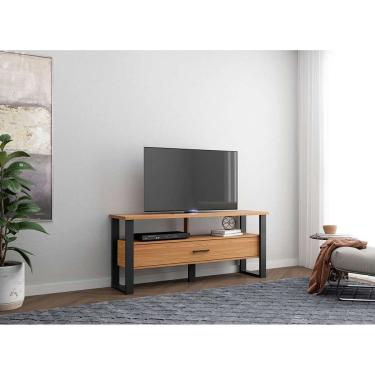 Imagem de Rack Pernambuco 1 gv Freijó e Preto 140 cm