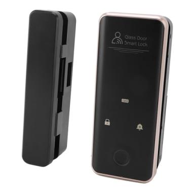 Imagem de Trava de Porta de Impressão Digital, Trava de Segurança da Porta de Impressão Digital Com Uma Senha Virtual, Alarme de Voz e Função de Sino para o Escritório Em Casa