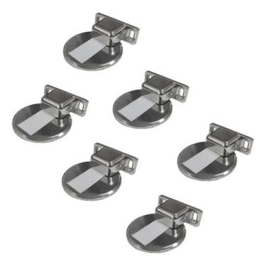 Imagem de Batente Fixador Prendedor De Porta Magnetico Slim - oem, 5-PEÇAS