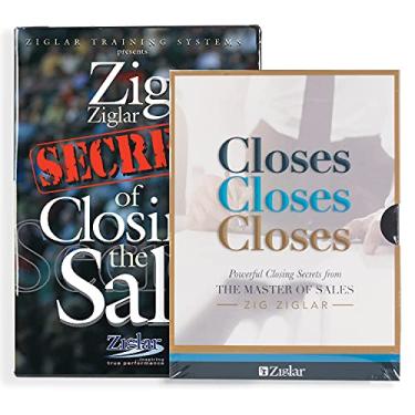 Imagem de Pacote de fechamento de venda | Conjunto de 2 peças | Inclui dois conjuntos de CD do Master of Sales and Motivation Zig Ziglar | Técnicas de fechamento e vendas para vendedores e empreendedores