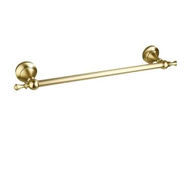 Imagem de Conjunto de ferragens de banheiro, roupão, ganchos de parede, toalheiro, barra, prateleira, suporte de papel de seda, prateleira dourada preta, multifuncional, A6248GN (A62132gn)