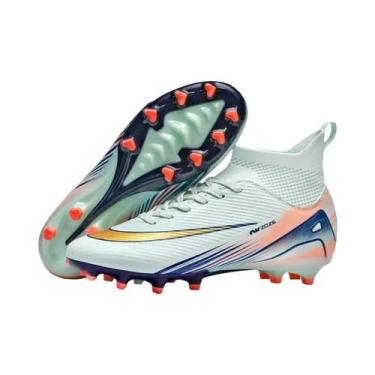 Imagem de Sapatos De Futebol Indoor De Futsal Masculino Crianças Botas De Futebo