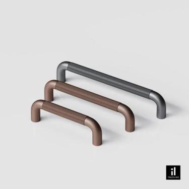 Imagem de Puxador Porta de Armário Zigrinato 1590 Cores, Tamanhos e Preços Varia