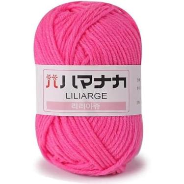 Imagem de 25g Soft Milk Cotton Knitting Yarn Anti-pilling Knitting 4ply Cotton Yarn Para Crochê Cachecol Camisola Chapéu Boneca Artesanato, 25