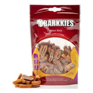 Imagem de Petisco Barkkies Pet Cães Chicken Rolls