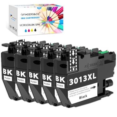 Imagem de F FINDERS&CO LC3013BK Cartucho de tinta preta de substituição para Brother LC3013 XL tinta preta para trabalhar com impressora Brother MFC-J491DW MFC-J497DW MFC-J690DW MFC-J895DW, pacote com 5